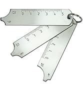 RIVERWELD Three-Piece Key Set Inspection Welding Gauge Fit for MIG TIG Stick Welding