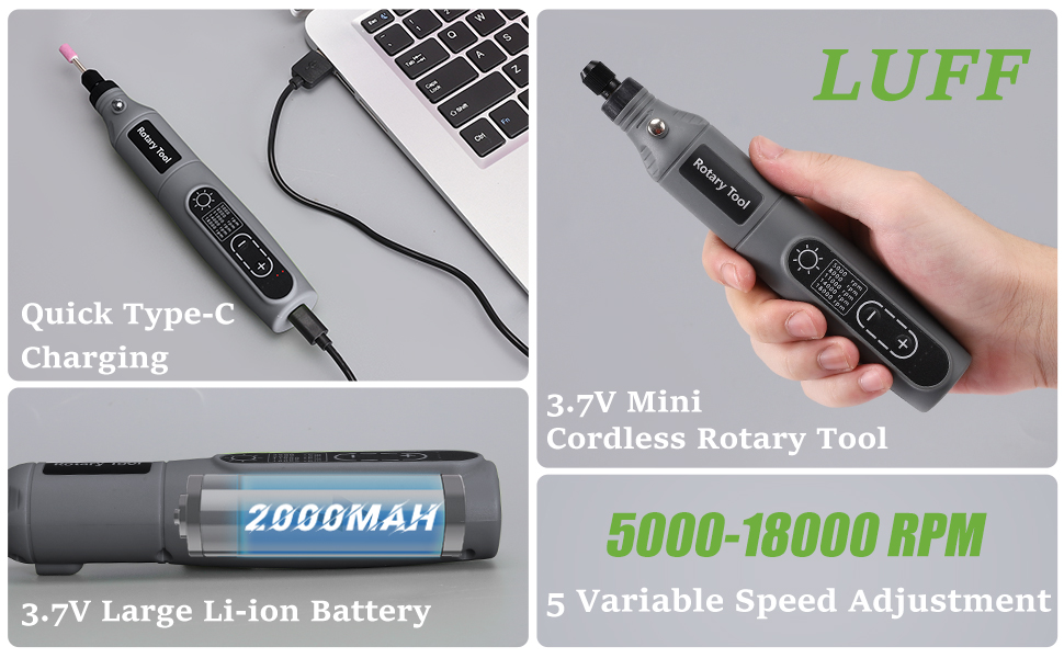 3.7V Cordless Rotary Tool