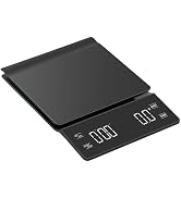NKOVE Digital Coffee Scale with Timer for Pour Over Maker Brew