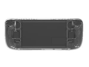 Steam Deck Case for LCD/OLED TPU Protective Crystal Clear Case, Molded Anti-Slip Hard Case Cover