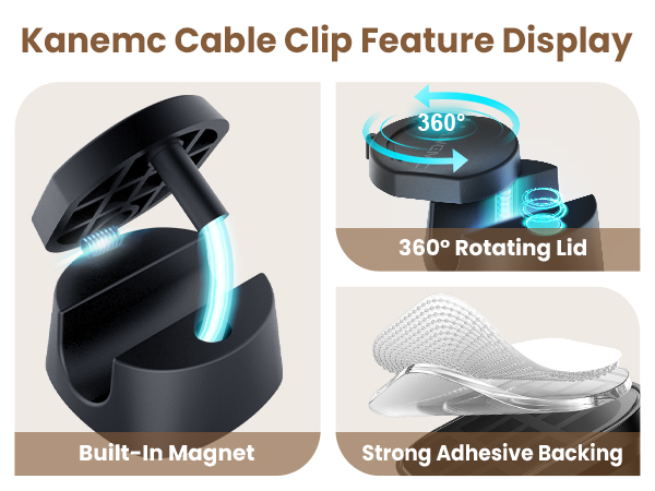 cord clips management