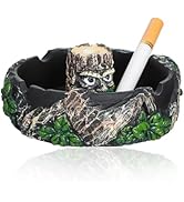 Ashtray Cool Ashtrays Cigarette Snuffer for Smokers,Mushroom Ashtray Outdoors Resin Ash tray Deco...