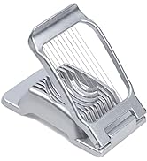 Ortarco Egg Slicer for Hard Boiled Eggs, Aluminum Alloy Egg Cutter Heavy Duty for Mushroom Strawb...