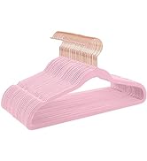 TIMMY Hangers Non-Slip Velvet Hangers - Suit Hangers (50-Pack) Ultra Thin Space Saving Coat Hange...
