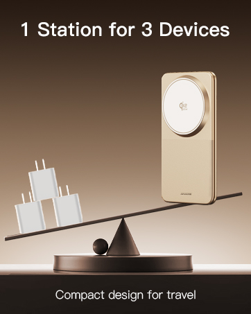 3 in 1 wireless charging station