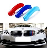 Exact Fit ///M-Colored Grille Insert Trims Compatible With BMW 2010-2016 F10 F11 5 Series 528i 53...