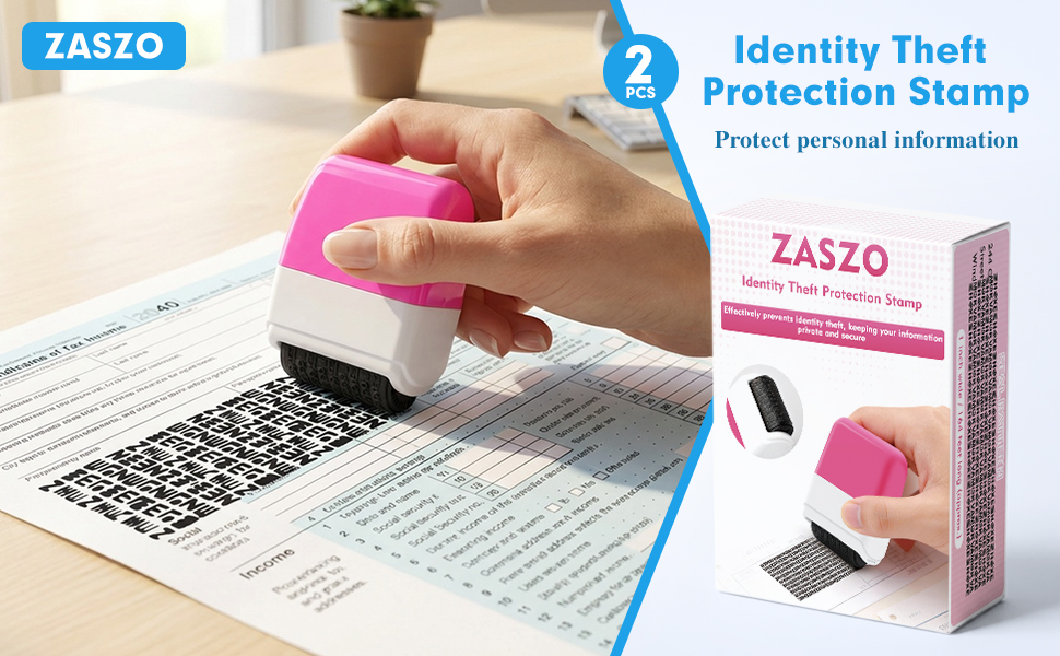 identity theft protection roller stamp