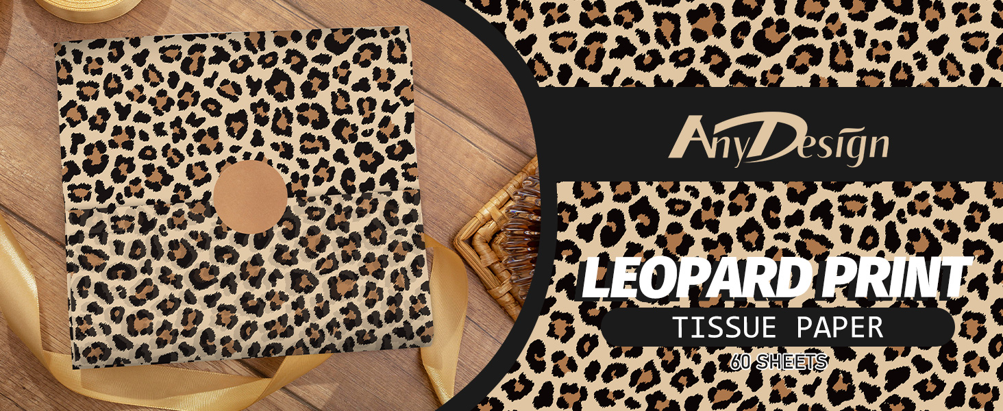 Leopard Print Tissue Paper
