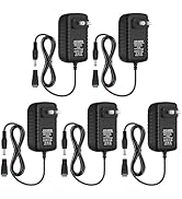 inShareplus 5 Pack 24V 1A Power Supply, AC 100-240V to DC 24 Volt 24W LED Driver, Low Voltage Tra...