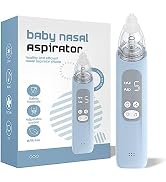 X-Bosak Baby Nasal Aspirator, Electric Nose Sucker with 5 Levels Suction, Soothing Light & Nurser...