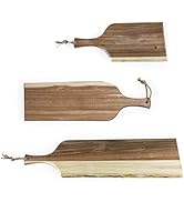 PICNIC TIME TOSCANA - a Brand - Set of 3 Artisan Charcuterie Board with Raw Edge (18", 24", 30"),...