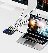 Yinker 4K HDMI Splitter 1 in 4 Out, 4K@30Hz 1x4 Slim HDMI Splitter for Multiple Monitors, 1 to 4 ...