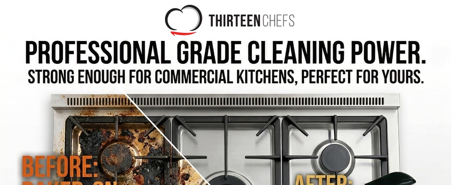 Professional Grade Gas Ranger Cleaner and Degreaser for Commercial and Home Kitchens