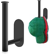 Eiito Hat Racks for Baseball Caps, Adhesive Hat Hooks for Wall, Stainless Steel Baseball Cap Hang...