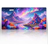 12x6 Inch License Plate - Personalized Front License Plate - License Plates for Colorful Building...