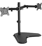 ErGear Freestanding Dual Monitor Stand for 13-32 inch Screens, Heavy Duty Monitor Mount Holds Max...