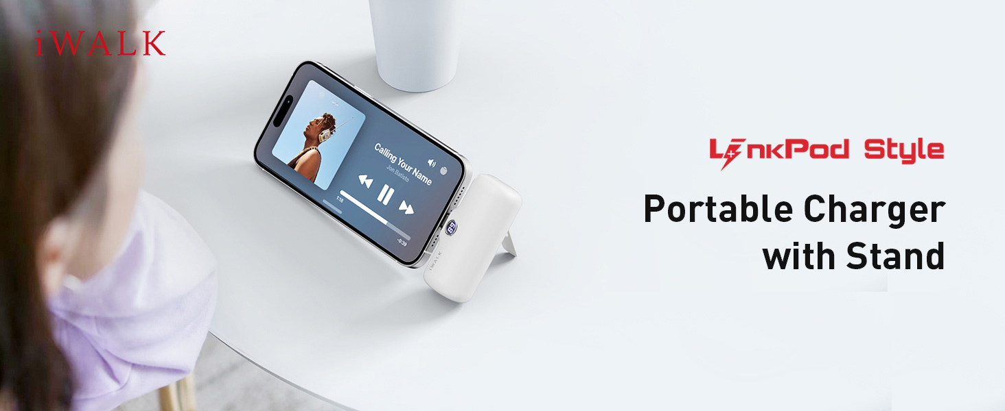 iWALK Small Portable Charger white