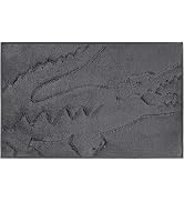Lacoste Heritage Bath Rug – Ultra Soft Quick-Dry Microfiber and Tufted, Super Absorbent with Non-...