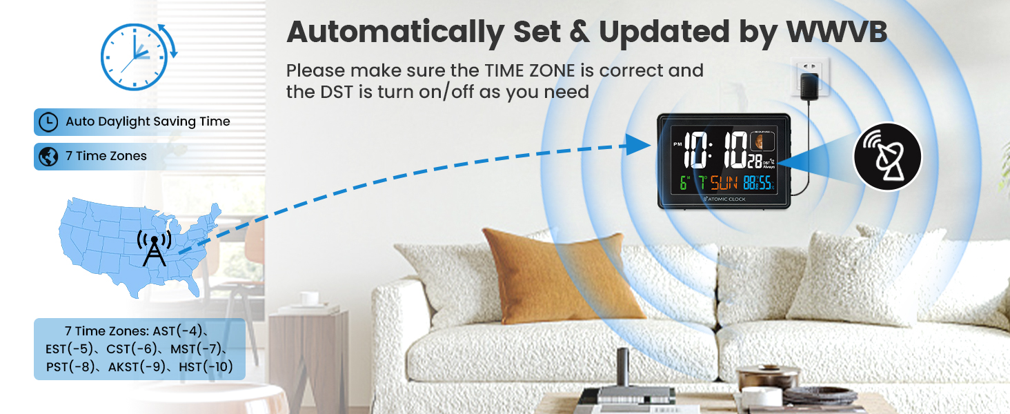 digital clock with seconds