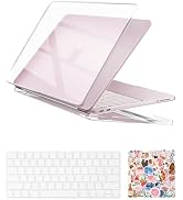 ProCase Clear Case for MacBook Neo 13 Inch 2026 Model A3404, Ultra-Thin Hard Shell Protective Lap...