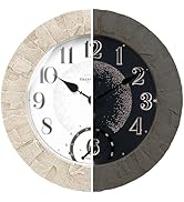 Presentime & Co 14" Illuminated in/Outdoor Clock with Smart Sensor and Night Light, Waterproof, L...
