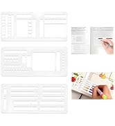 3 Pack Planner Stencil Set for Dot Grid
