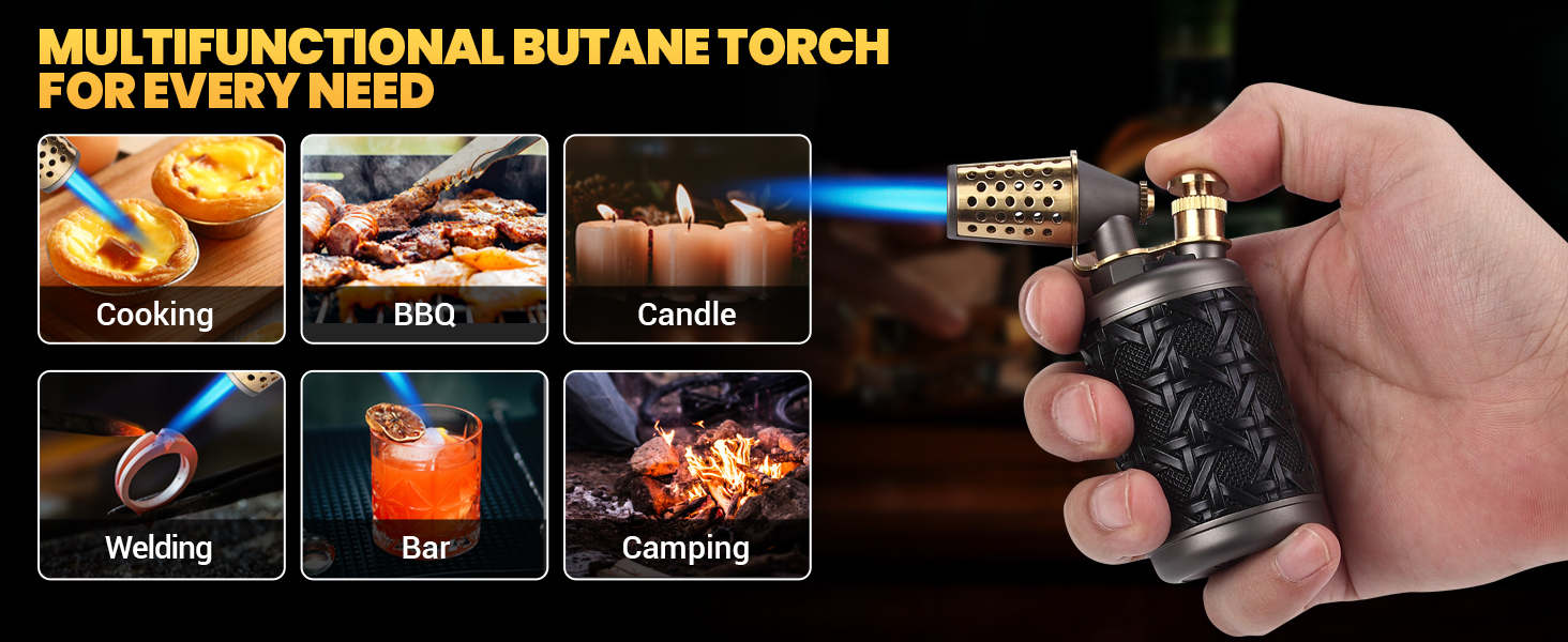 Multipurpose Butane Torch Lighters