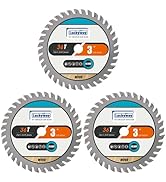 Luckyway 3-Pack 3 Inch 36T with 3/8 Inch Arbor TCT(Tungsten Carbide Tooth) Circular Saw Blade for...