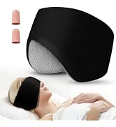 Sleep Mask, Eye Mask for Sleeping with Heads Adjustable, Earmuffs for Sleep for Men & Women, 2 in...