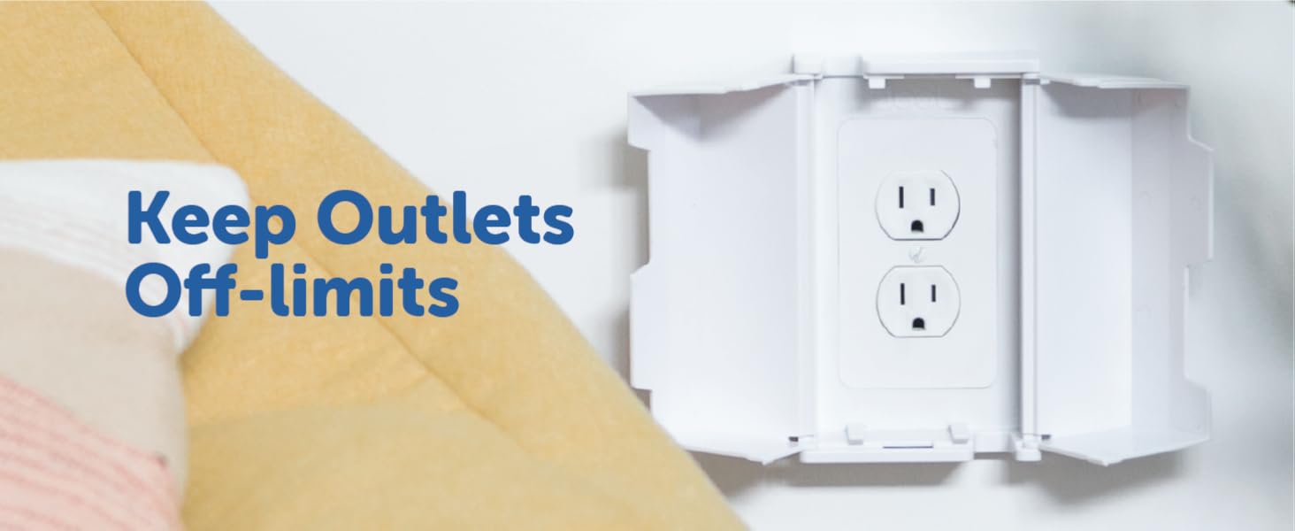 Joolbaby Outlet Cover Box placed over outlet