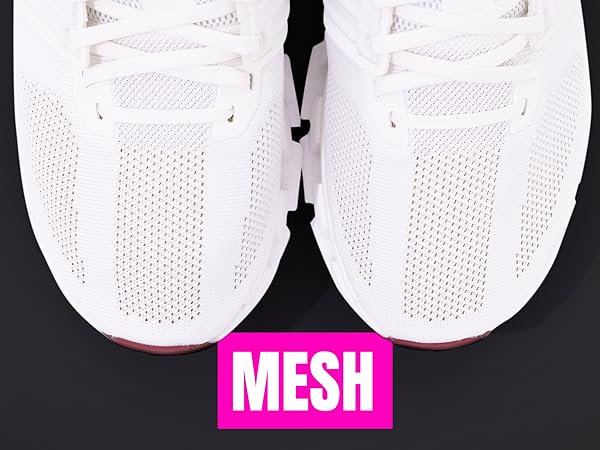 White Mesh Shoes