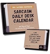 2026 Desk Calendar - Sarcastic Funny Calendar 2026, Jan.2026 - Dec.2026, 4.85" X 5.85", Mini Dail...