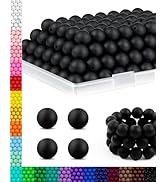 150PCS FIVEIZERO Silicone Beads 15mm for Keychain Making, Bulk Rubber Beads for DIY Crafts, Brace...