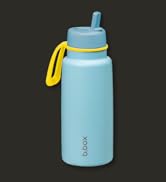 b.box 34oz Stainless Steel Insulated Water Bottle. Leak Proof Tumbler with Lid and Straw for Trav...