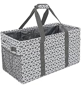 Acnusik Extra Large Utility Tote Bag for Women with Pockets,Canvas Collapsible Tote Bags
