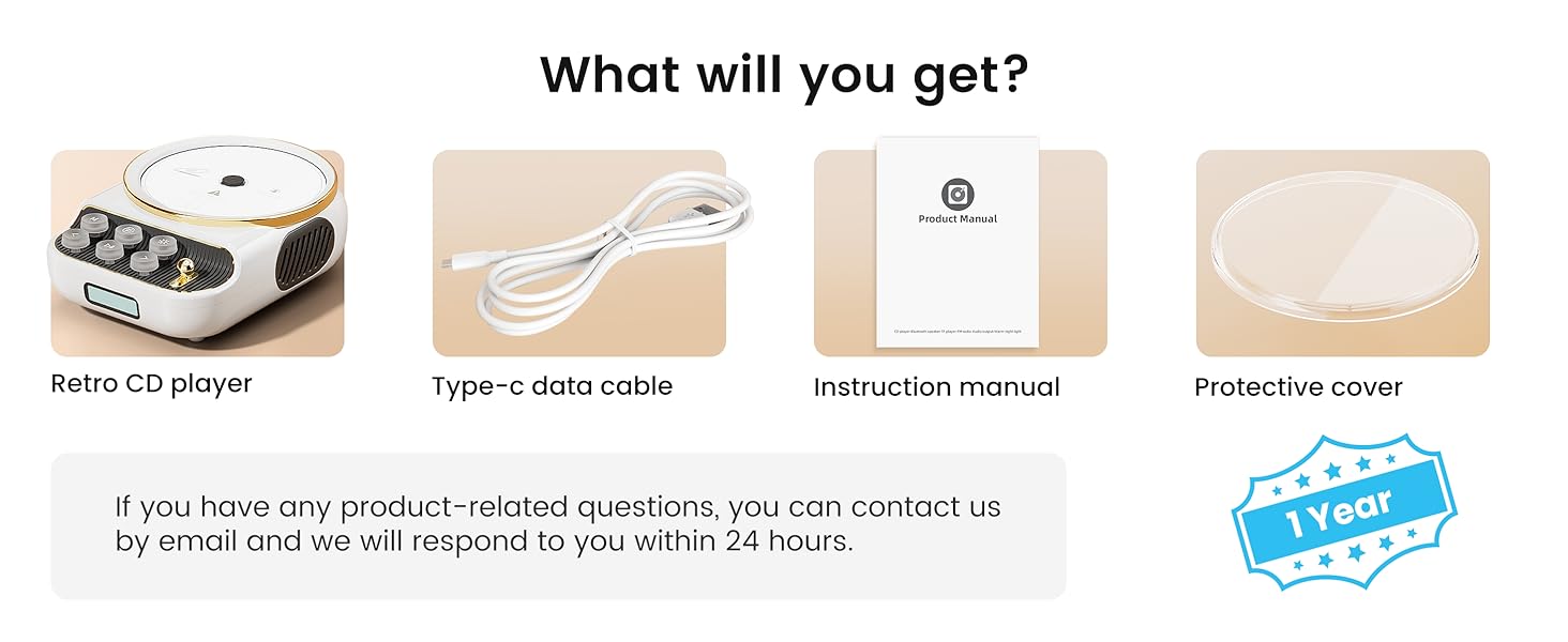 retro cd player with bluetooth