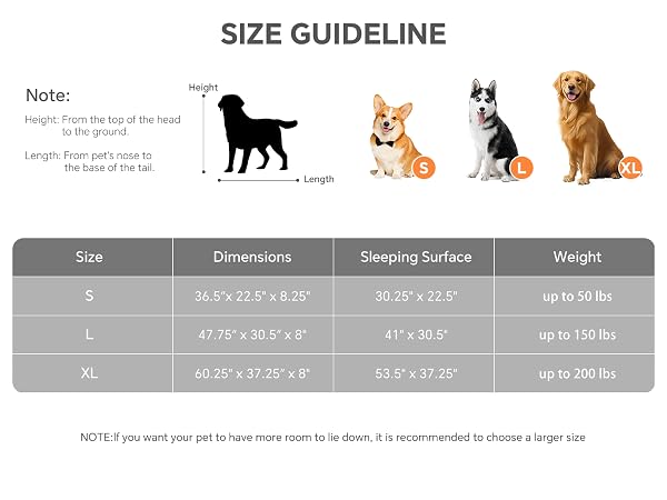Dog Bed for Large Dogs