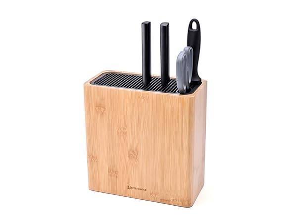 Bamboo Universal Knife Block Holder