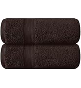 BOUTIQUO Cotton 2 Pack Oversized Bath Towel Set, Large Bath Towels 27x54, Ultra Soft, Absorbent, ...