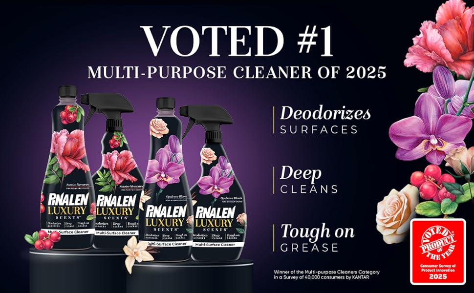 multisurface cleaner that deodorizes surfaces and tough on grease