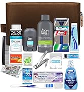 Convenience Kits International Men’s Premium 20-Piece Kit with Travel Size TSA Compliant Essentia...