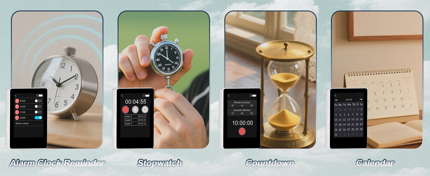 sport mp3 players, music device for runners, campfire player, music box for dementia patients