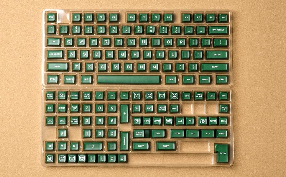 EMERALD JADE KEYCAP SET 5