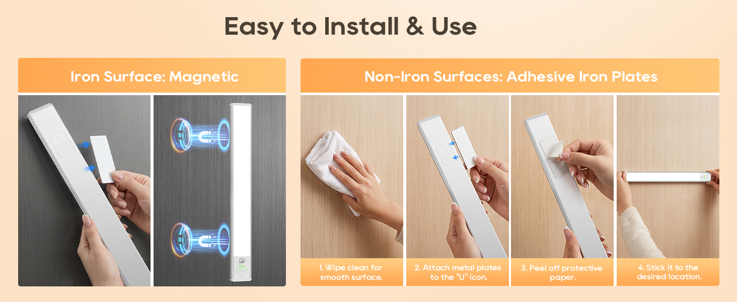 rechargeable under cabinet lighting