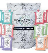 Shower Bombs Aromatherapy - 12pc Shower Steamers Vapor Tablets w/Organic Essential Oils for Vapor...