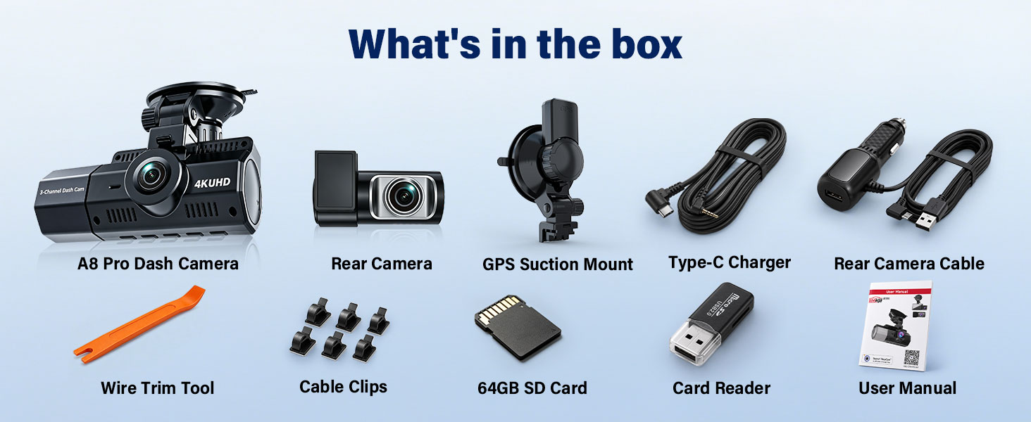 Available for use dash cam