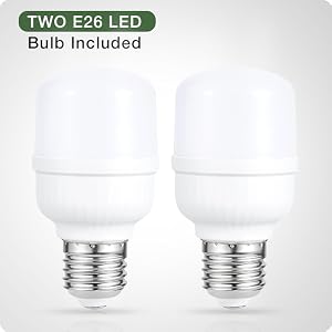 Dual LED bulb included