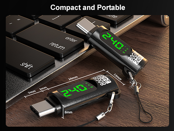 type-c current voltage capacity phone usb tester