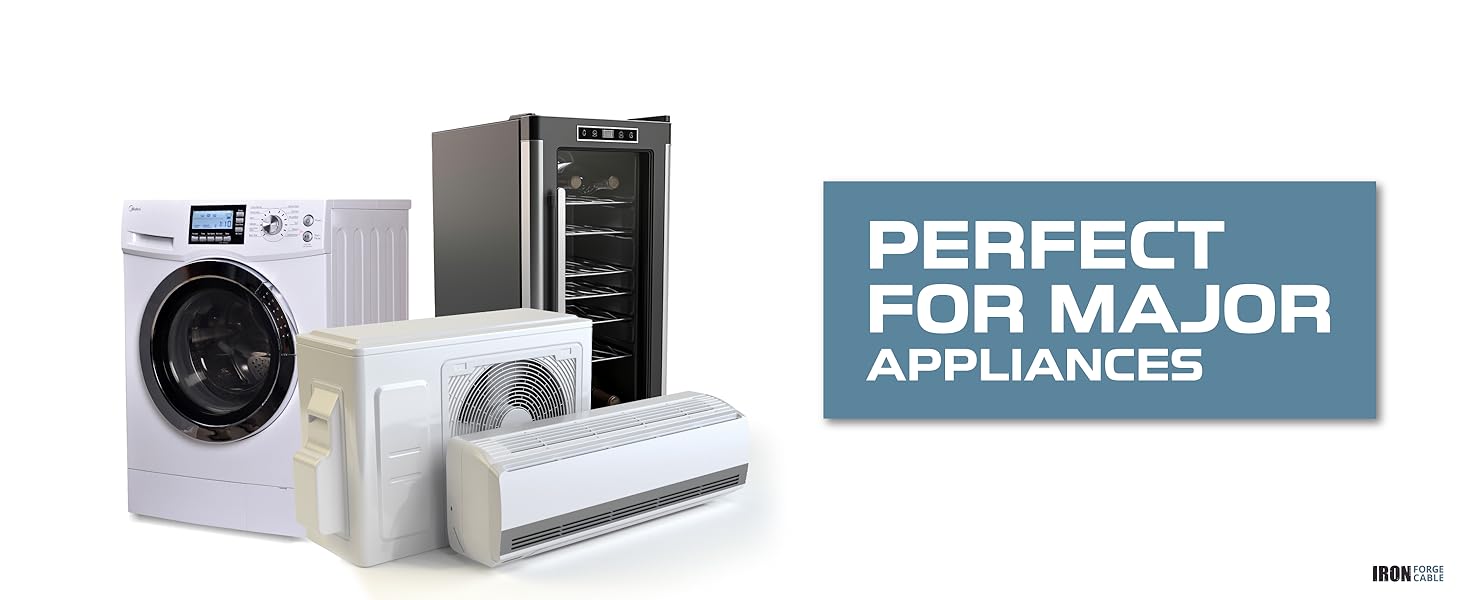 Heavy Duty Appliance Extension Cord Perfect Fit