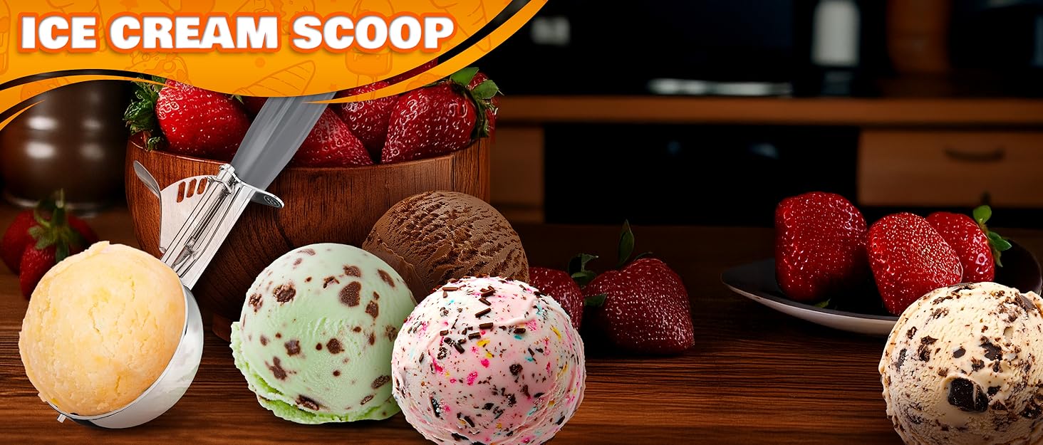 ice cream scoop cookie scoop ice scoop for freezer frozen mango